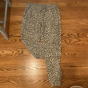 Cheetah Print Joggers
